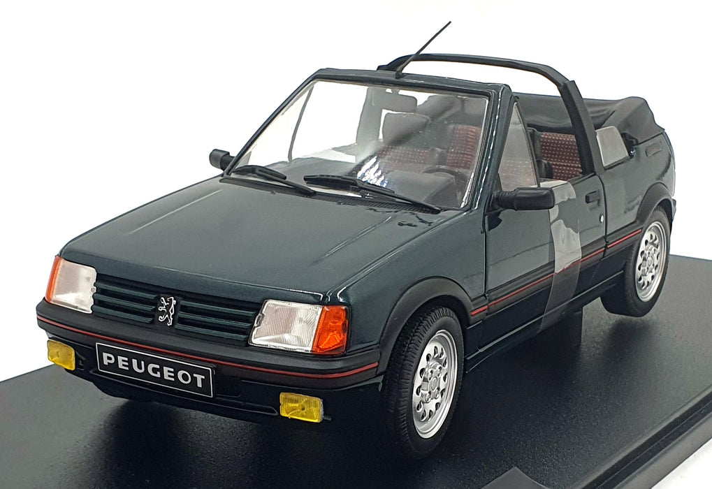 Solido 1/18 Scale Diecast S1806204 - 1986 Peugeot 205 CTI - Met. Green