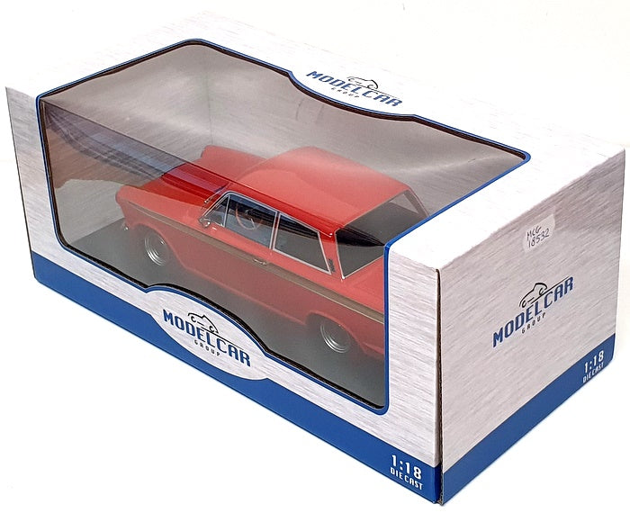 Model Car Group 1/18 Scale Diecast MCG18532 - Ford Lotus Cortina - Red