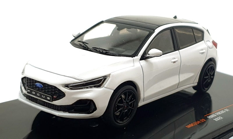 FORD FOCUS ST WHITE 2022 IXO MOC334 1:43 BLANC LHD BERLINE DIE CAST FORD FOCUS ST WHITE 2022 IXO MOC334 1:43 BLANC LHD BERLINE DIE CAST