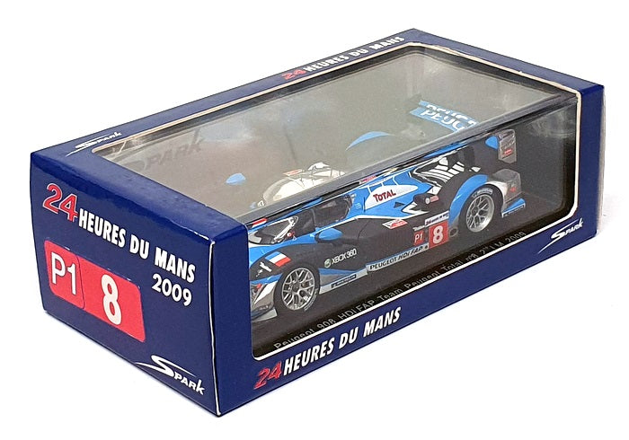 Spark 1/43 Scale S1289 - Peugeot 908 Hdi FAP #8 2nd Le Mans 2009