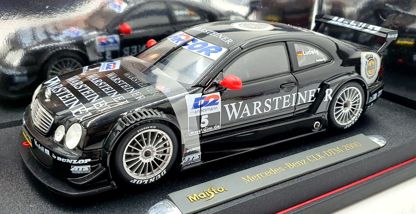 Maisto 1/18 Scale 38888 - Mercedes Benz CLK DTM 2000 #5 - Black