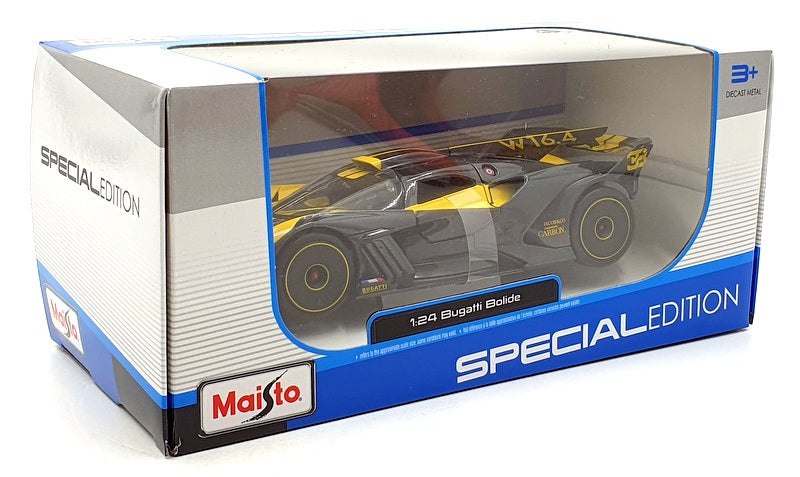 Maisto 1/24 Scale Diecast 32911 - Bugatti Bolide - Yellow/Black