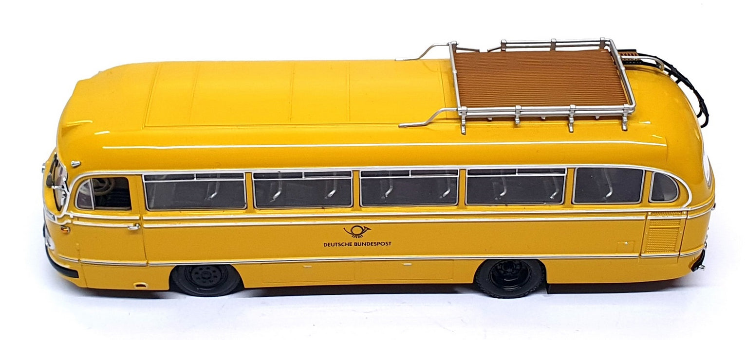 Minichamps 1/43 scale 010483 - Mercedes Benz O 321 H Bus Deutsche Post - Yellow