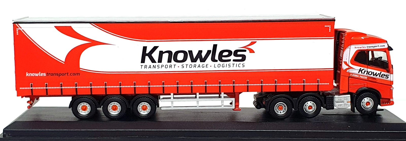 Oxford Diecast 1/76 Scale 76VOL4003 - Volvo FH4 Curtainside Truck Knowles