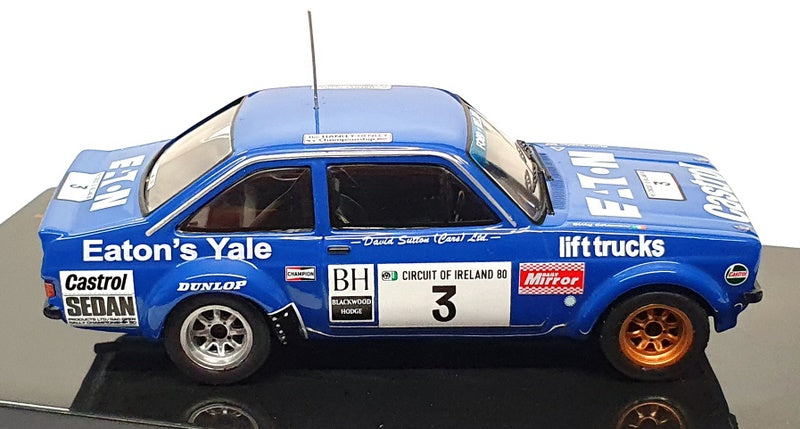 Ixo 1/43 Scale RAC440.22 - Ford Escort Mk2 RS 1800 #3 Circuit Of Ireland 1980