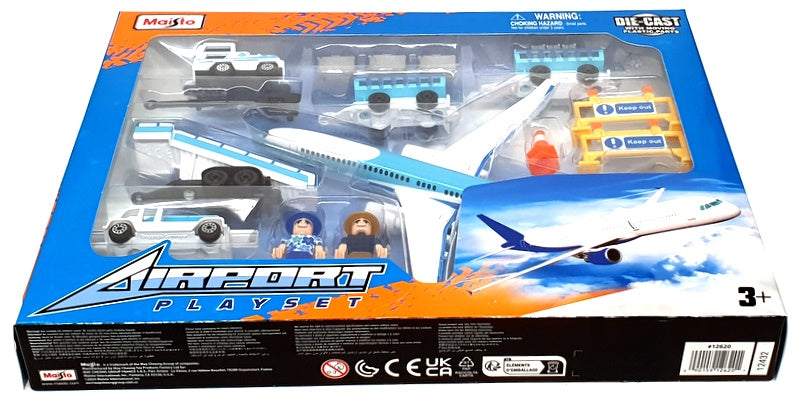 Maisto Set B 12620 - Airport Play Set - White/Lt. Blue