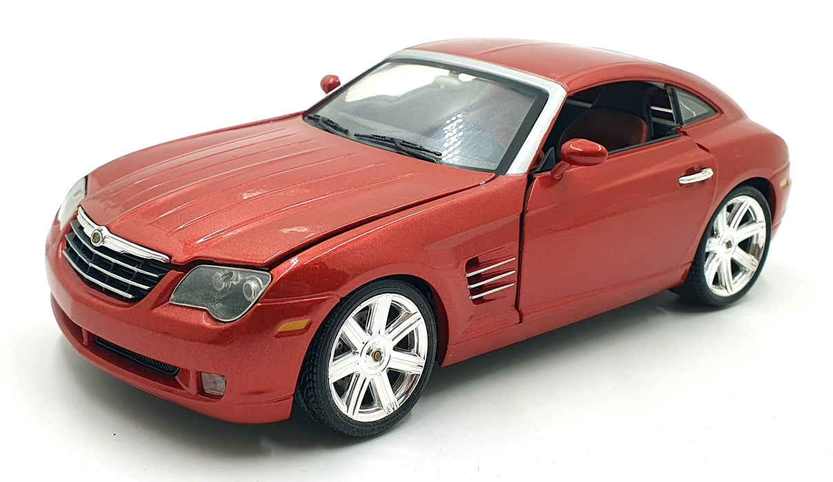 Maisto 1/18 Scale Diecast 16126X - 2003 Chrysler Crossfire - Met Red