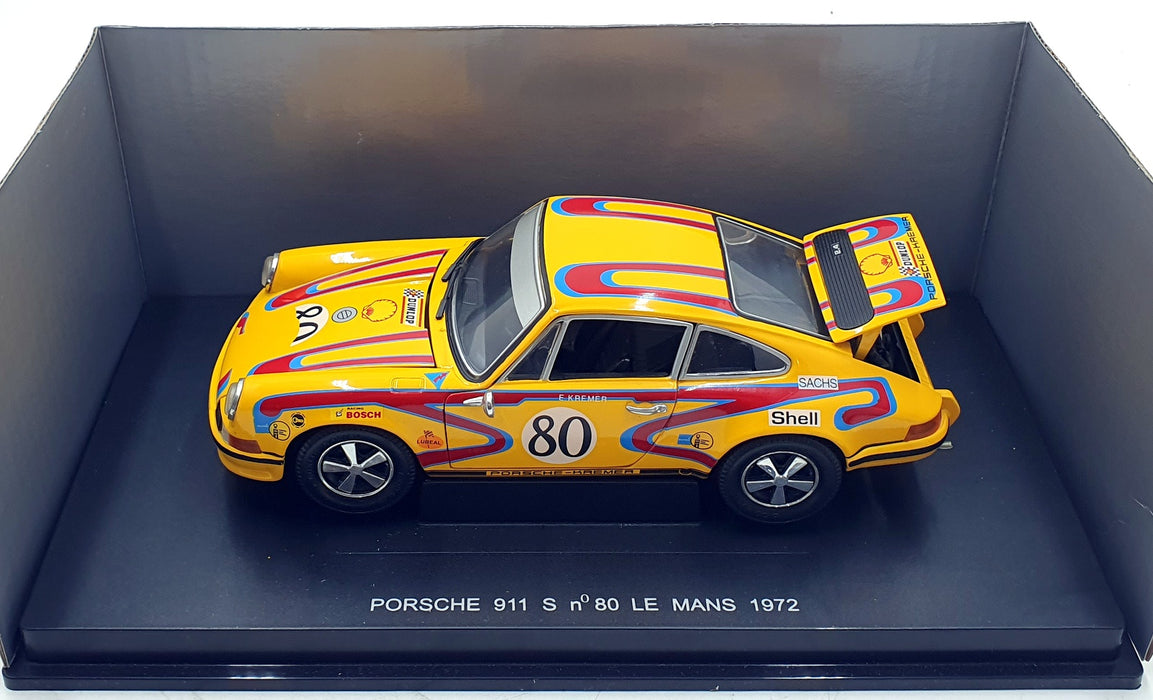 Universal Hobbies 1/18 Scale 208004 - Porsche 911 S #80 Le Mans 1972