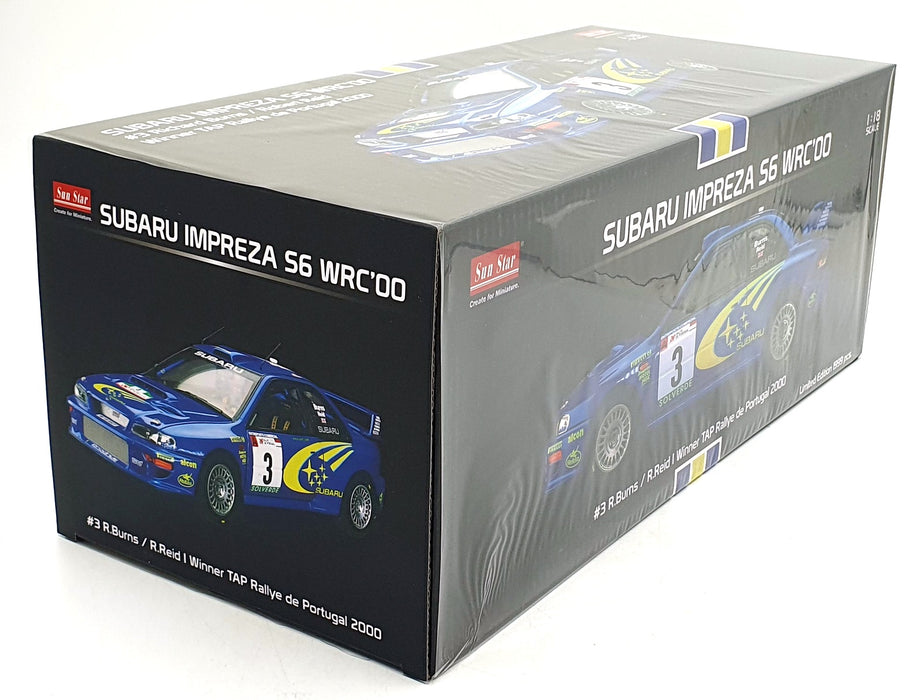 Sun Star 1/18 Diecast 5751 - Subaru Imprezza S6 WRC'00 #3 1st TAP Rally 2000