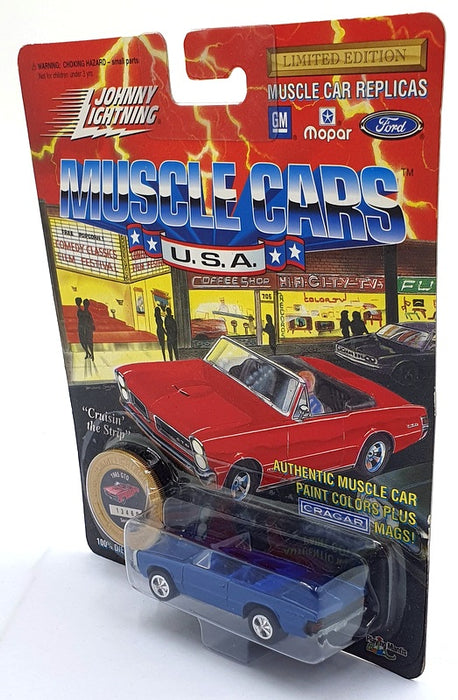 Johnny Lightning 1/64 Scale 200-150 - Muscle Cars 1965 Pontiac GTO - Blue