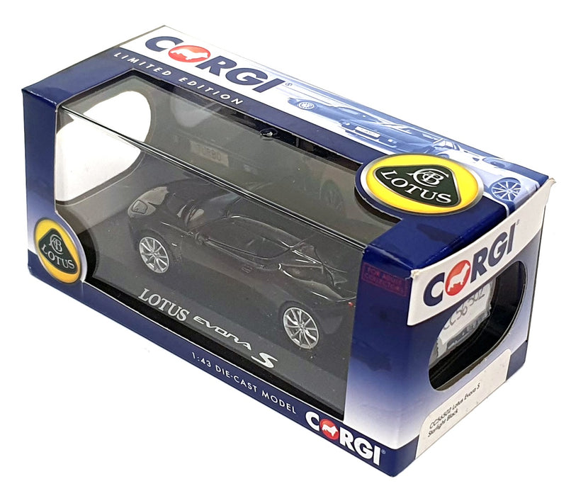 Corgi 1/43 Scale Diecast CC56502 - Lotus Evora S - Starlight Black