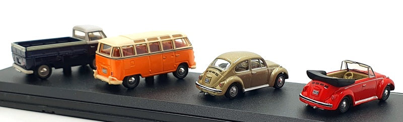 Schuco Junior Line 1/72 Scale 331 6264 - 4 Piece Volkswagen VW Gift Set