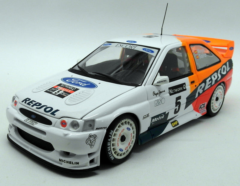UT Models 1/18 Scale 39750 Ford Escort WRC RAC Rally Repsol 1997 Sainz ...
