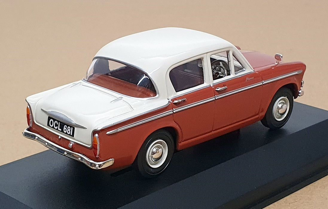 Vanguards 1/43 Scale VA06800 - 1960 Hillman Minx Mk3A - Ember Red/Cream