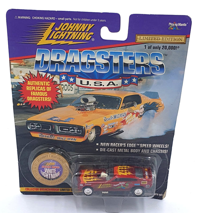 Johnny Lightning 1/64 Scale 323-01 - Special Bonus White Lightning - Met. Red