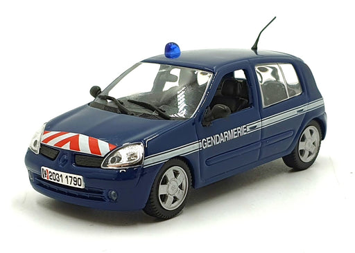 Norev Hachette 1/43 Scale GF4596 - 2003 Renault Clio 2 Gendarmerie - Police Car