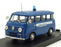 ProgettoK 1/43 Scale PK 332 - Alfa Romeo Romeo F12 Minibus Polizia - Blue