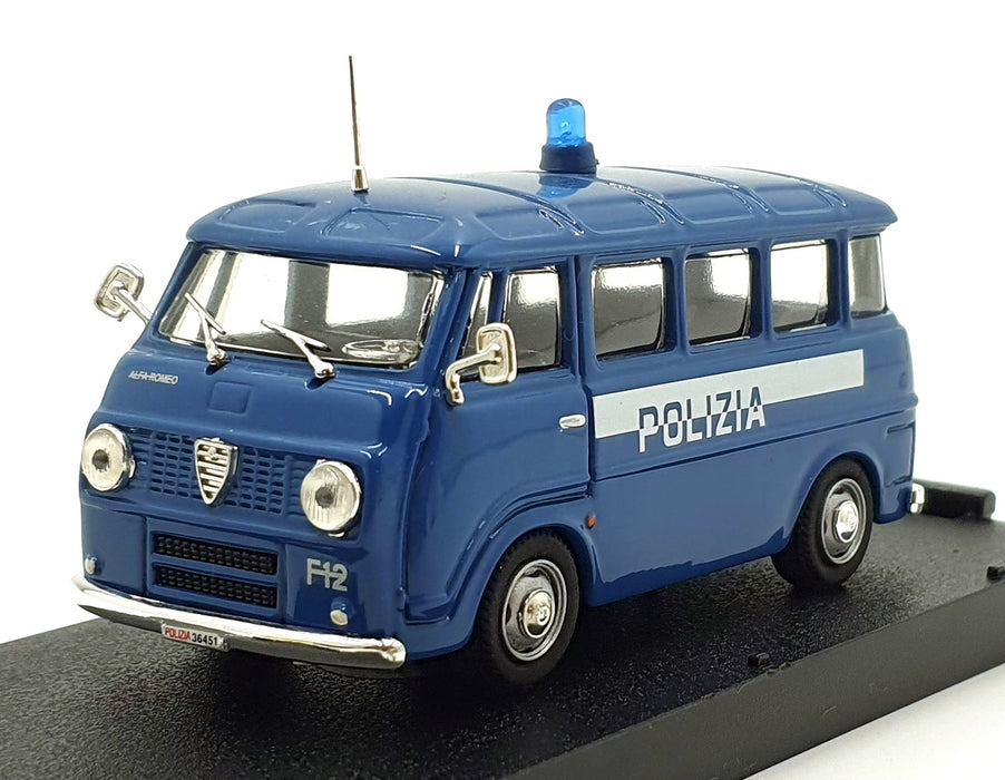 ProgettoK 1/43 Scale PK 332 - Alfa Romeo Romeo F12 Minibus Polizia - Blue