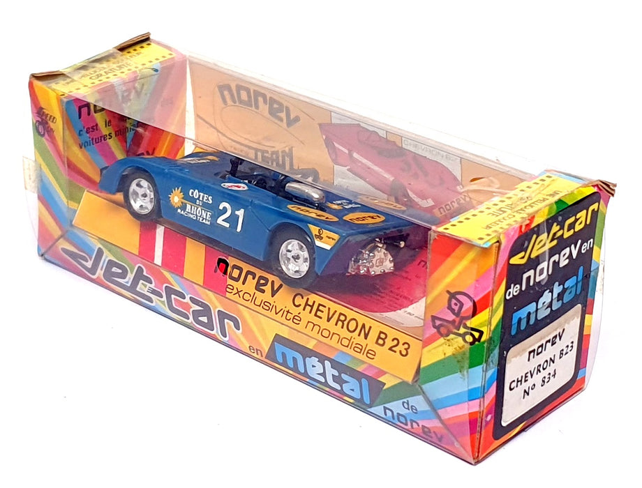 Norev Jet-Car 1/43 Scale Diecast 834 - Chevron B23 Race Car #21 - Blue