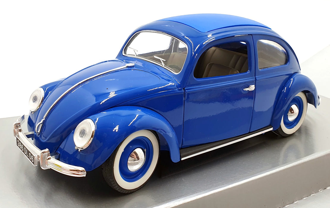 Majorette 1/18 Scale Diecast 4406 - 1958 Volkswagen Coccinelle Beetle - Blue