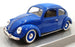 Majorette 1/18 Scale Diecast 4406 - 1958 Volkswagen Coccinelle Beetle - Blue