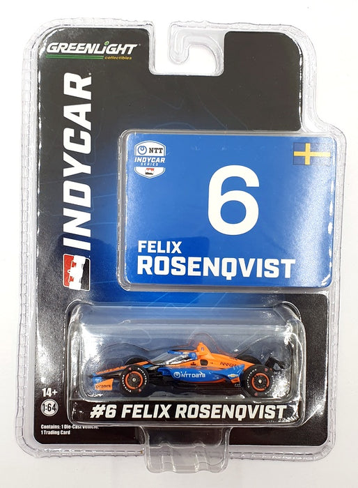 Greenlight 1/64 Scale 11559 NTT Indycar Series #6 F.Rosenqvist - Blue