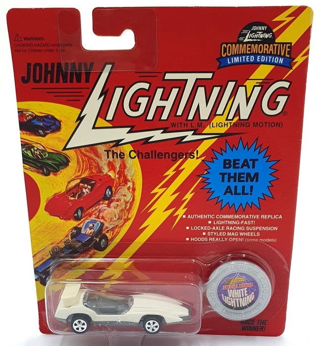 Johnny Lightning 1/64 Scale 100-142 - The Challengers White Lightning - White
