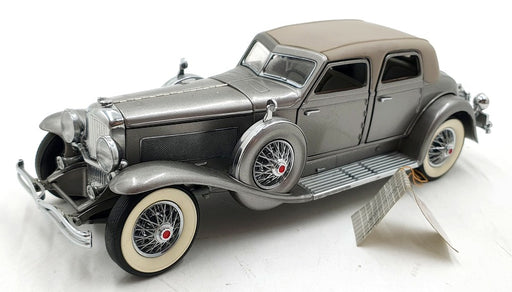 Franklin Mint 1/24 Scale 6525Q - 1933 Duesenberg SJ Twenty Grand  Silver/Grey
