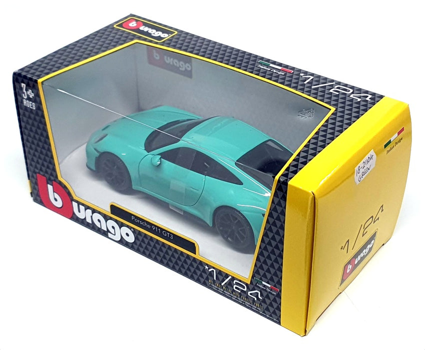 Burago 1/24 Scale Diecast 18-21104 - Porsche 911 GT3 - Green