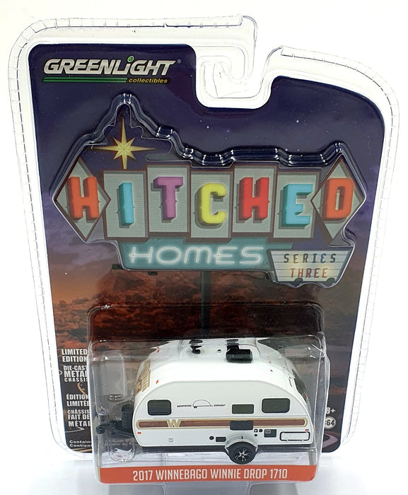 Greenlight 1/64 Scale 34030-E - 2017 Winnebago Winnie Drop 1710 - White