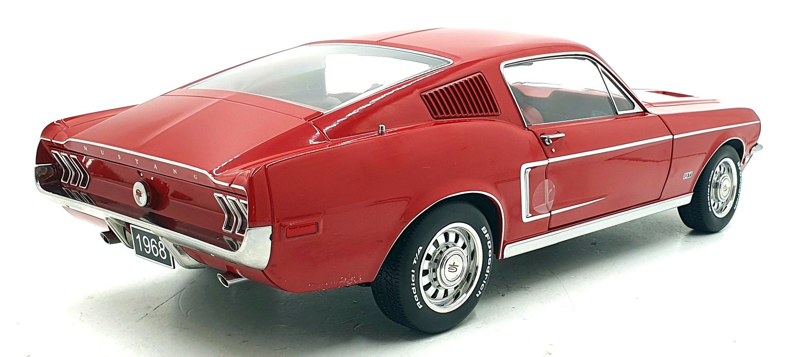 KK Scale 1/12 Scale KKDC120222 - 1968 Ford USA Mustang GT Fastback Coupe - Red