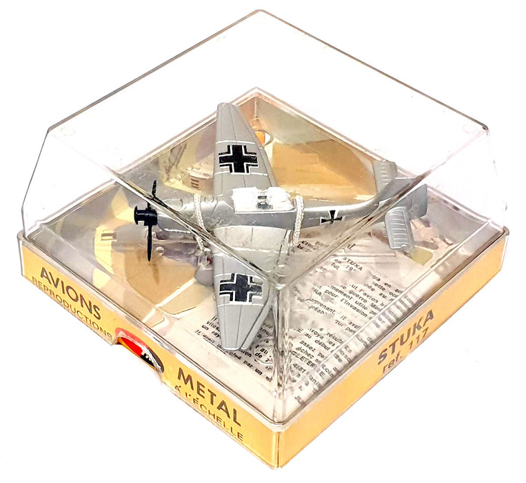 Aviones Play Me Diecast 117 - Junkers Stuka Aircraft - Silver
