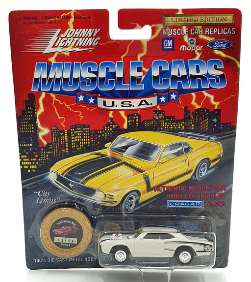 Johnny Lightning 1/64 Scale 200-180 - Muscle Cars USA 1970 Super Bee - White
