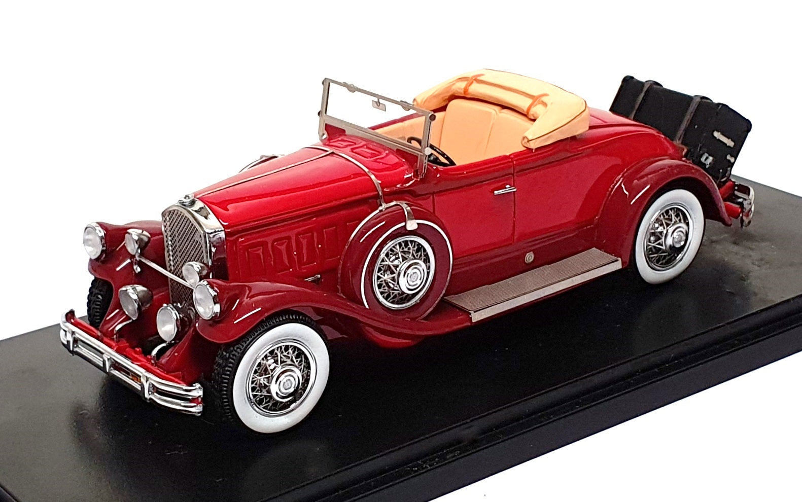 Esval 1/43 Scale EMUS43006A - 1930 Pierce Arrow Model B Roadster - Maroon
