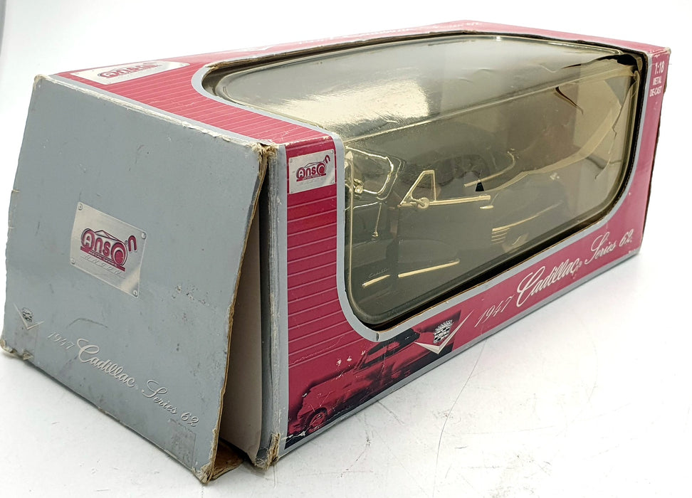 Anson 1/18 Scale Diecast 30345 - 1947 Cadillac Series 62 - Black