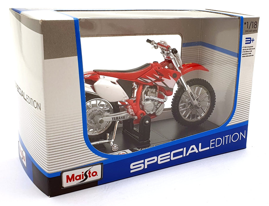 Maisto 1/18 Scale 04049 - Yamaha YZ-450F Motorbike - Red