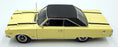 Diecast Promotions 1/18 Scale DC12226M - 1967 Plymouth GTX - Cream/Yellow 