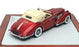 Chromes 1/43 Scale Chro015 - 1939 Delage D8-120 Saoutchik Cabrio - Met. Red