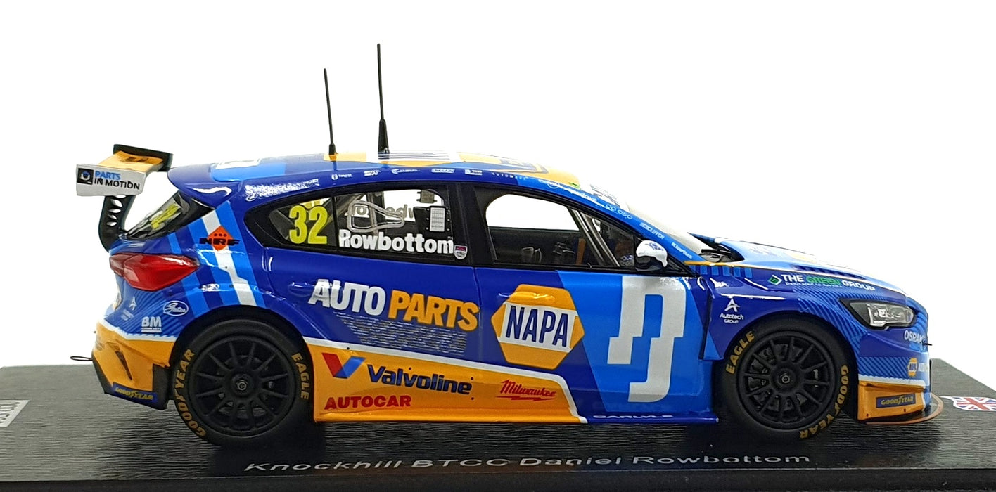 Spark 1/43 Scale UK037 - NAPA Racing UK Ford Focus #32 BTCC 2025