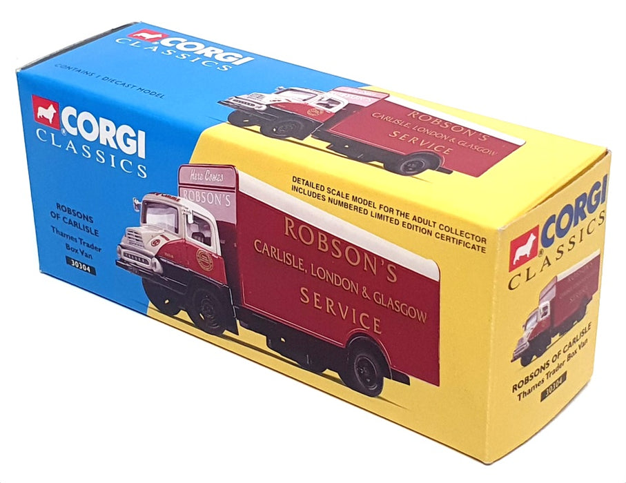 Corgi 1/50 Scale 30304 - Thames Trader Box Van (Robsons Of Carlisle)