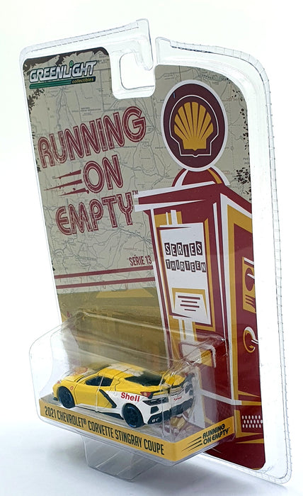 Greenlight 1/64 Scale 41130-E  - 2021 Chevrolet Corvette Stingray Coupe - Yellow