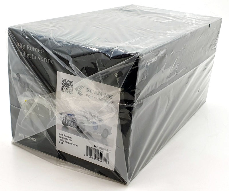 Kyosho 1/18 Scale Diecast 08957C Alfa Romeo Giulietta SV 1960 Targa Florio #34