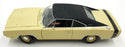 Ertl 1/18 Scale Diecast 22224A - 1969 Dodge Charger R/T - Cream/Black