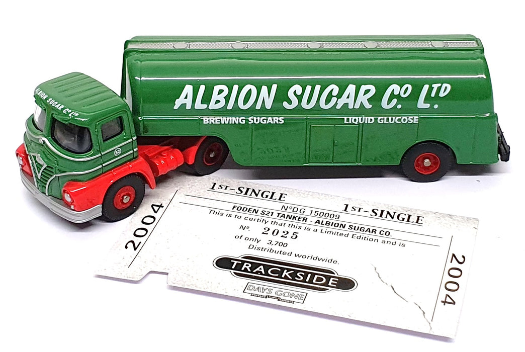 Lledo 1/76 Scale DG150009 - Foden S21 Tanker Truck Albion Sugar Co. - Green