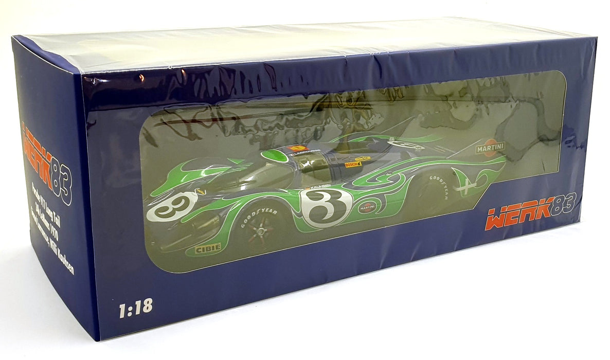 Werk83 1/18 Scale Diecast W18034002 - Porsche 917 Long Tail #3 Martini 1970