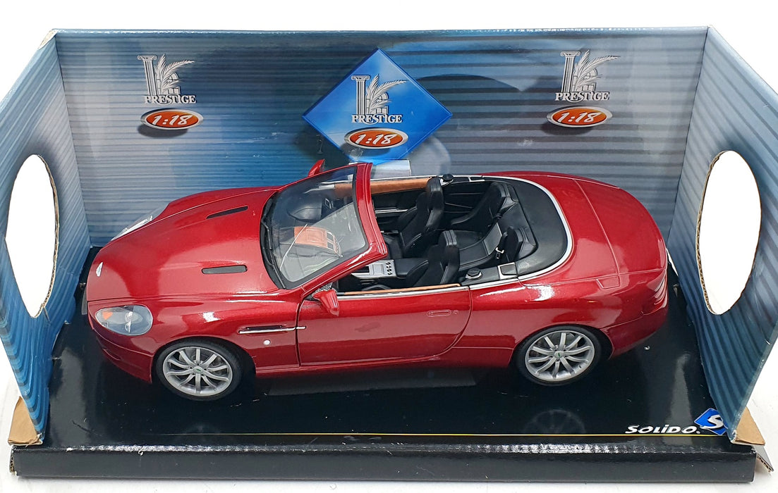 Solido 1/18 Scale Diecast 8163 - Aston Martin DB9 Volante 2005 - Red