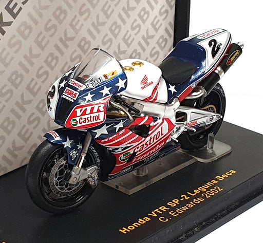 Ixo 1/24 Scale RAB044 - Honda VTR SP-2 Leguna Seca #2 C. Edwards 2002