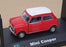Cararama 1/43 Scale Diecast CARA13 - Mini Cooper - Red/White