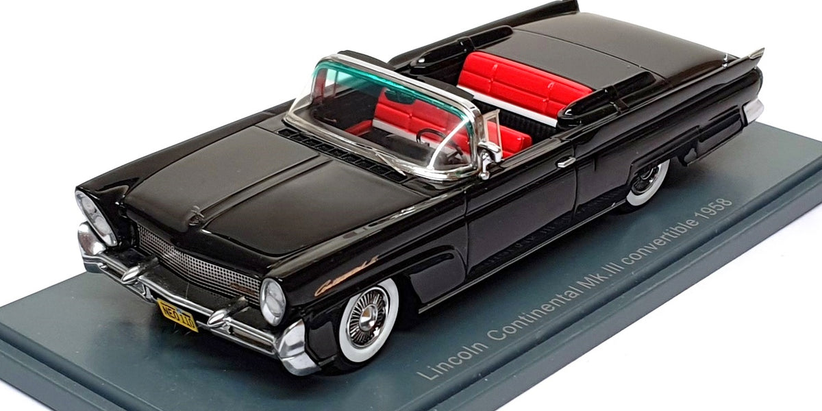 Neo 1/43 Scale NEO46110 - 1958 Lincoln Continental Mk3 Convertible