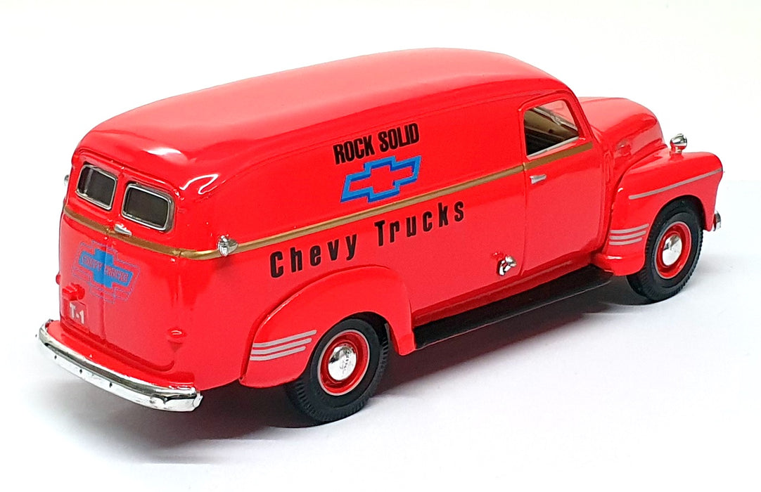 First Gear 1/34 Scale 10-1329 - 1949 Chevrolet Panel Truck Rock Solid - Red